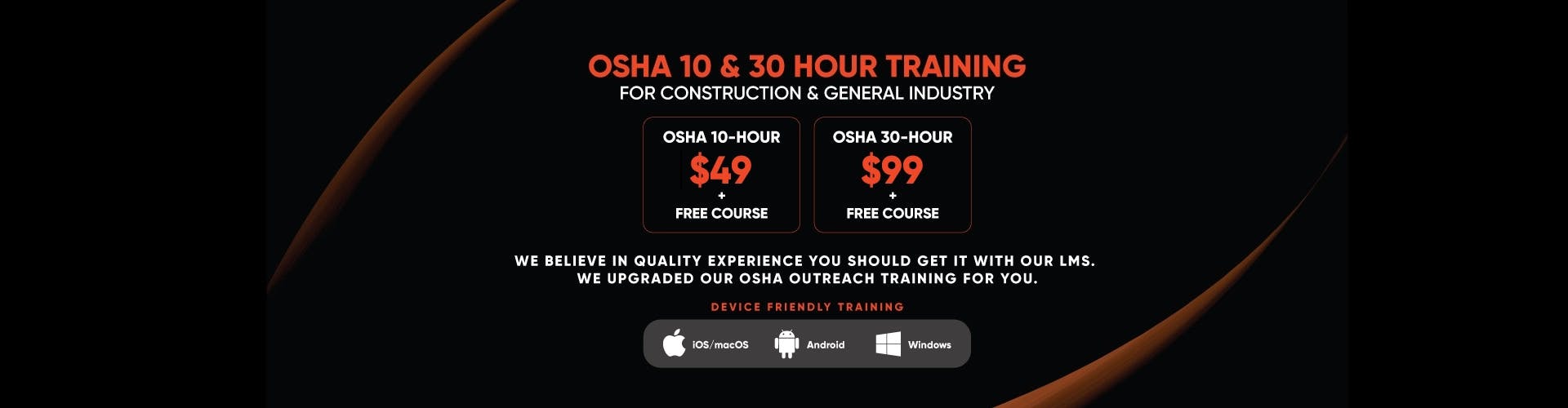 OSHA Online Center banner Image